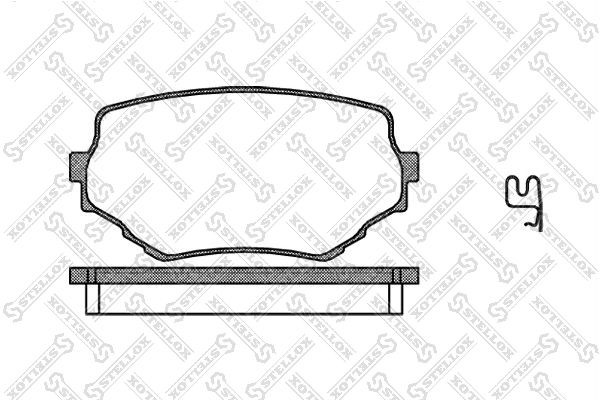Колодки тормозные дисковые 605-002-SX STELLOX