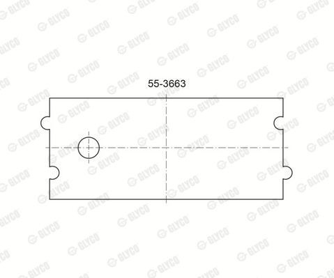 Подшипник 55-3663 GLYCO