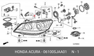 Деталь 06100SJAA01 HONDA