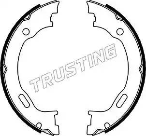 Комплект тормозных колодок, стояночная тормозная система 052.129 TRUSTING