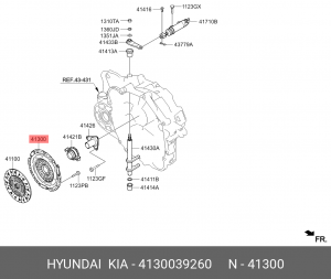 Нажимной диск сцепления 4130039260 HYUNDAI KIA