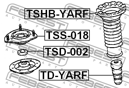 Опора амортизатора подвески TSS-018 FEBEST