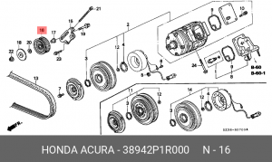 Ролик 38942P1R000 HONDA