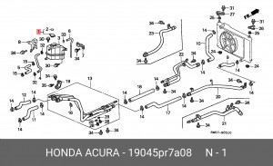 Крышка, радиатор 19045PR7A08 HONDA