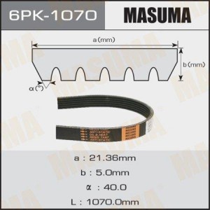 Ремень приводной 6PK-1070 MASUMA