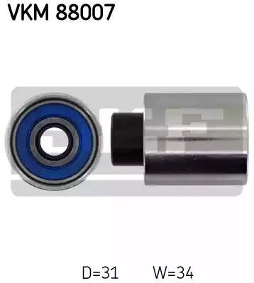 Паразитный / Ведущий ролик, зубчатый ремень VKM88007 SKF