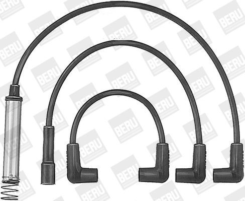 Ккомплект проводов зажигания ZEF581 BERU