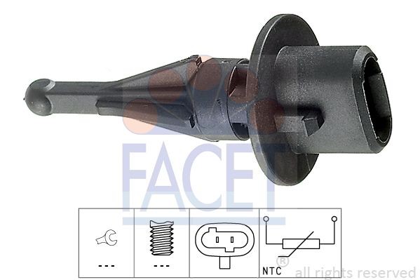Датчик, положение дроссельной заслонки 105007 FACET
