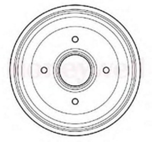 Тормозной барабан 329700B BENDIX JURID