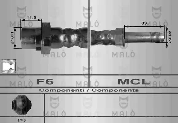 Тормозной шланг 8910 MALO