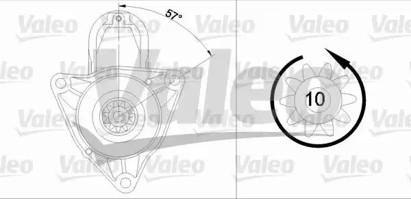 Стартер 455979 VALEO PHC