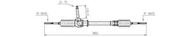 Рулевой механизм DSR919L DELCO REMY