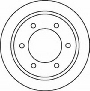 Тормозной диск 562073B BENDIX JURID