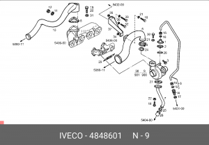 Компрессор, наддув 4848601 IVECO