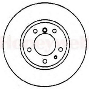 Тормозной диск 561525B BENDIX JURID