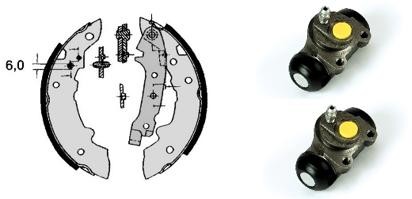 Комплект тормозных колодок H 61 025 BREMBO