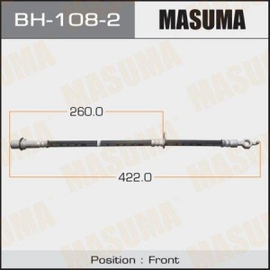 Шланг тормозной BH-108-2 MASUMA