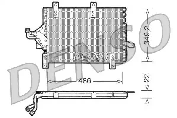 Конденсатор, кондиционер DCN09141 DENSO