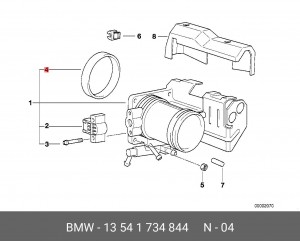 Прокладка 13 54 1 734 844 BMW