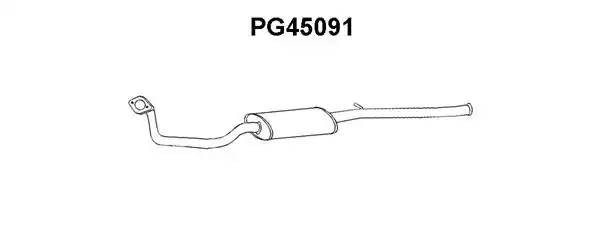 Предглушитель выхлопных газов PG45091 VENEPORTE