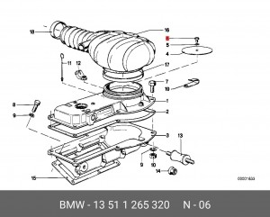 Болт 13 51 1 265 320 BMW