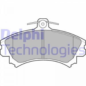 Комплект тормозных колодок, диско LP993 DELPHI