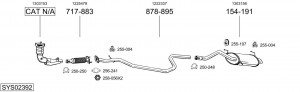 Выпускной трубопровод 786027 BOSAL