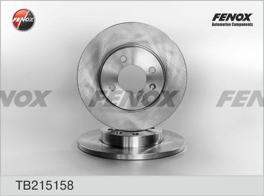 Диск тормозной TB215158 FENOX