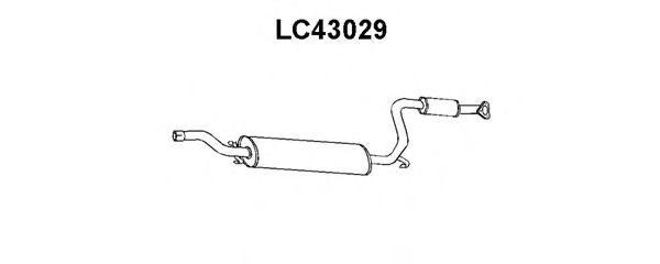 Предглушитель выхлопных газов LC43029 VENEPORTE