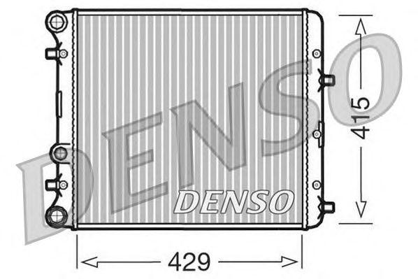 Радиатор, охлаждение двигател DRM27002 DENSO