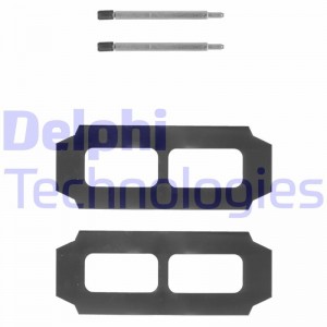 Комплектующие, колодки дискового тормоза LX0104 DELPHI