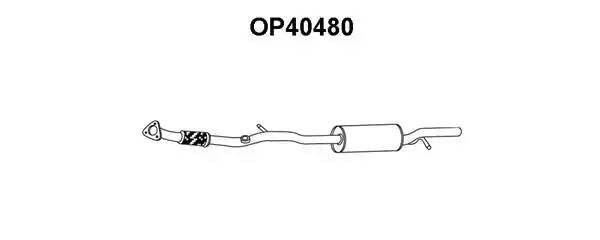 Предглушитель выхлопных газов OP40480 VENEPORTE