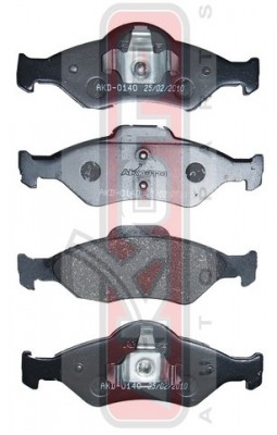 Колодки тормозные дисковые AKD0140 AKYOTO