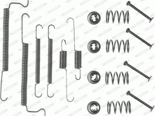 Комплектующие, тормозная колодка FBA110 FERODO