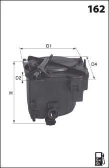Топливный фильтр ELG5297 MECAFILTER
