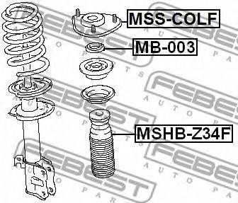 Отбойник с пыльником амортизатора подвески (комплект) MSHBZ34F FEBEST