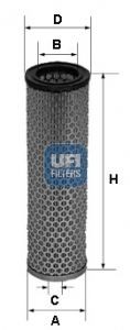 Масляный фильтр 25.589.00 UFI