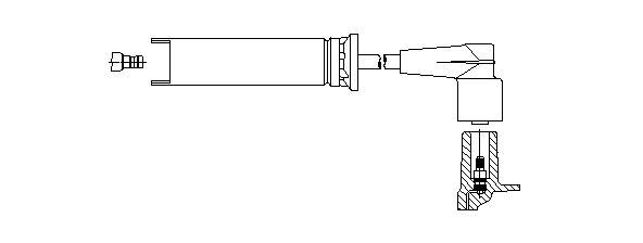 Провод зажигания 49051 BREMI