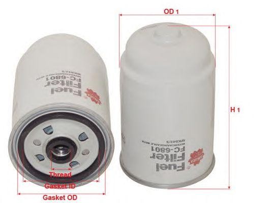 Фильтр топливный FC-6801 SAKURA