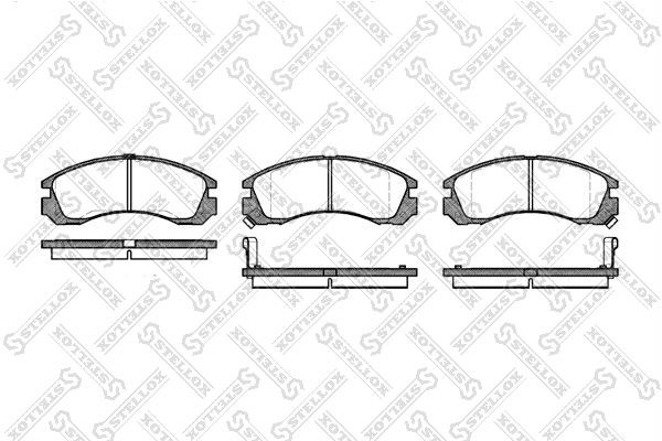 Колодки тормозные дисковые 365-002-SX STELLOX