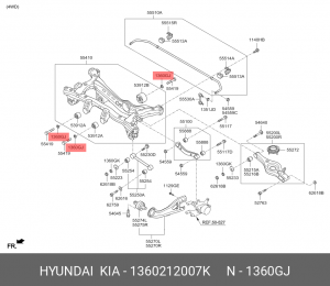 Шайба 1360212007K HYUNDAI KIA