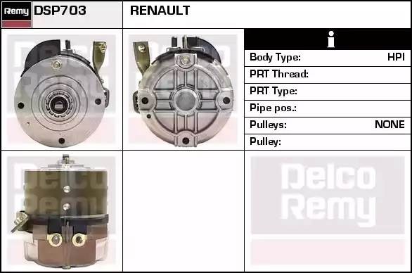 Гидравлический насос, рулевое управление DSP703 DELCO REMY