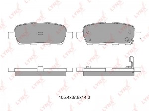 Колодки тормозные дисковые BD-5706 LYNXAUTO
