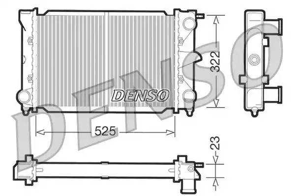 Радиатор, охлаждение двигател DRM32003 DENSO