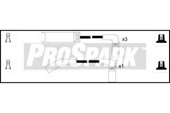Ккомплект проводов зажигания OES547 STANDARD
