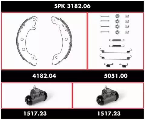 Комплект тормозных колодок SPK318206 REMSA