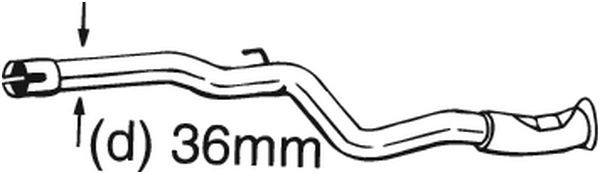 Выпускной трубопровод 889-167 BOSAL