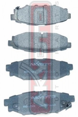 Колодки тормозные дисковые AKD-7501 AKYOTO