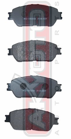 Колодки тормозные дисковые AKD-08030 AKYOTO