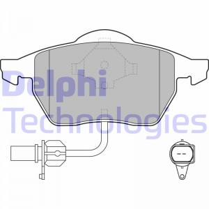 Комплект тормозных колодок, диско LP1706 DELPHI